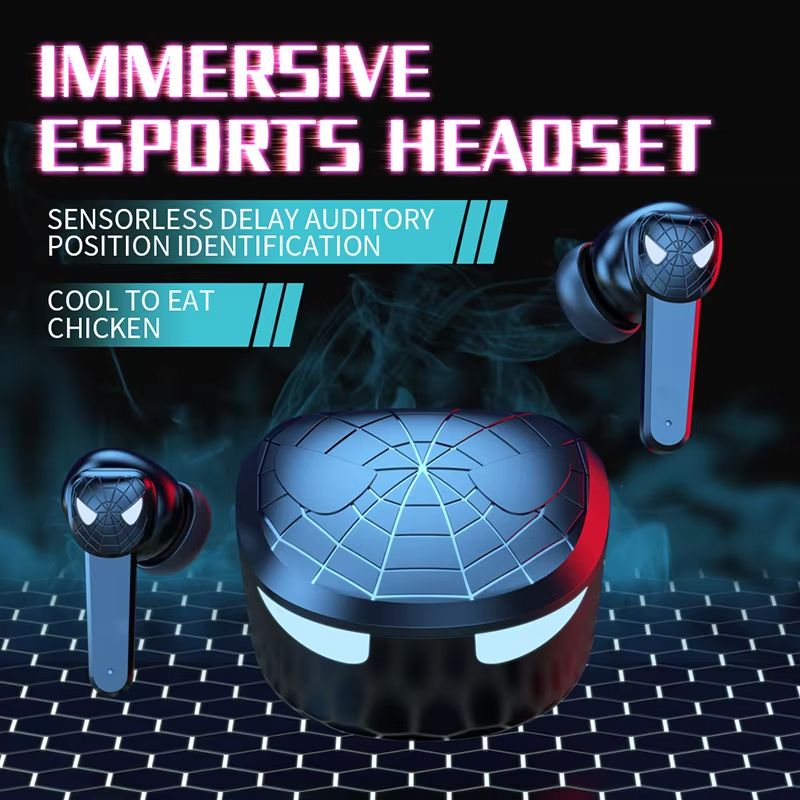 TG10 Wireless Bluetooth Earbuds – Noise Cancelling Gaming Headset with LED Display & Built-in Mic