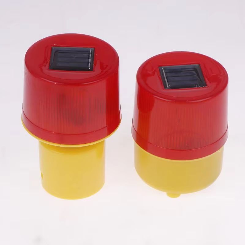 Solar LED Traffic Warning and Crane Safety Beacon Light with Emergency Flashing Lamp