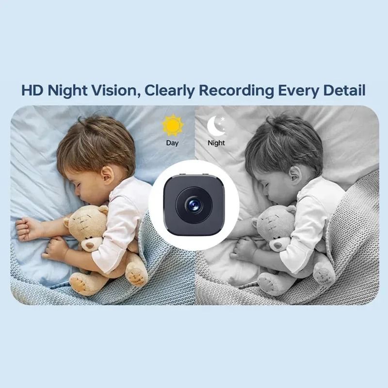 Mini 4K Wi-Fi Security Camera with Night Vision
