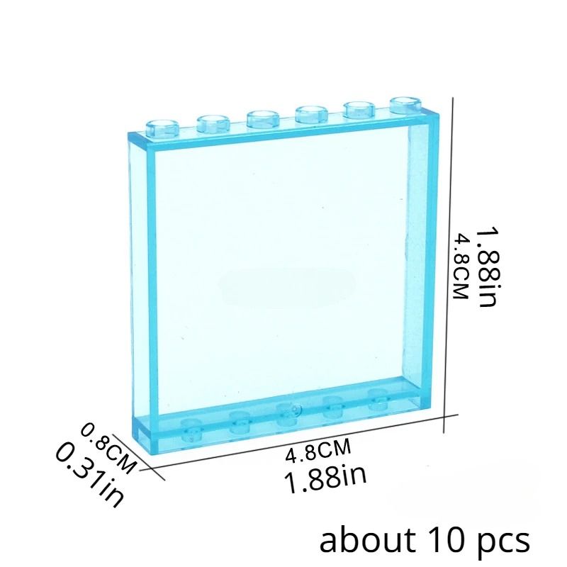 1x6x5 Window Glass House Wall Elements