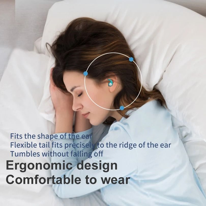 Precision Noise Reduction Ear Plugs – Ultra-Soft Silicone Sleeping Pods – Waterproof Sound Blocking Safety Gear