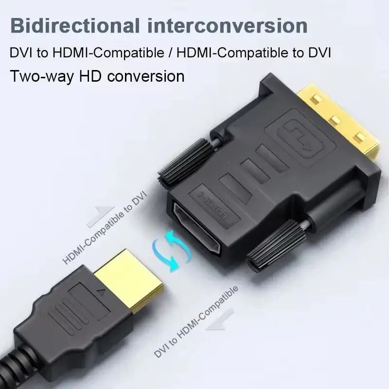 High Definition Bi Directional HDMI to DVI Adapter