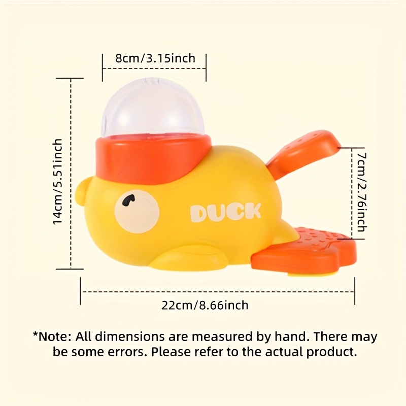 Little Yellow Duck Freeze-Dried Snack Launcher Dog Slow Feeder Toy Interactive Pet Feeding Toy