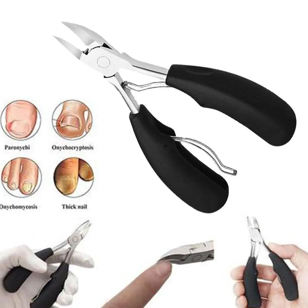 Stainless Steel Dead Skin Nail Clipper Precision Cuticle Nipper with Anti Slip Handle