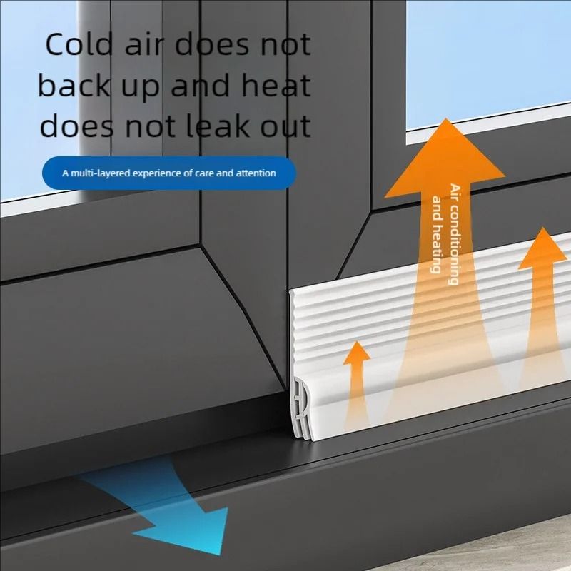 Triple Soundproof Window Seal Strip Self Adhesive Design