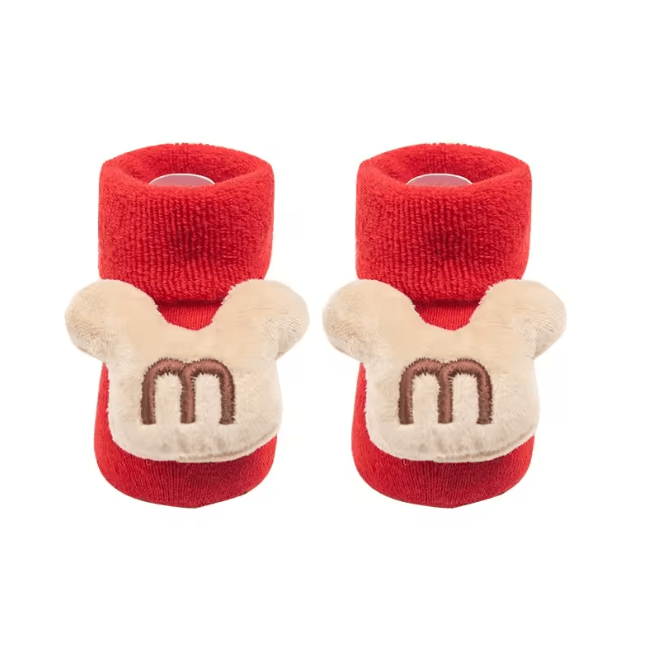 CozySnow Christmas Baby Socks Warm Knitted Snowman and Deer Mid Socks
