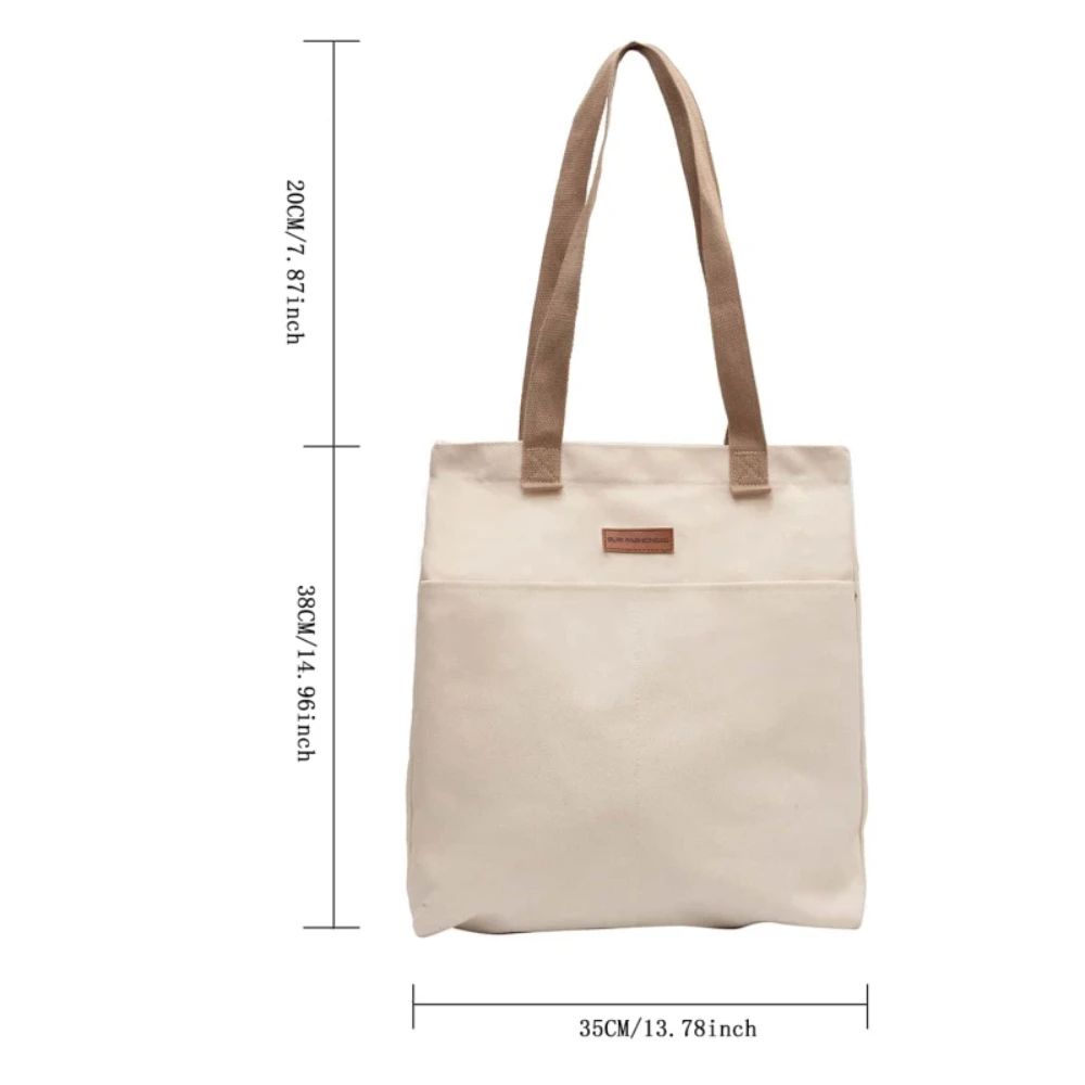 Women Canvas Tote Commuter Bag