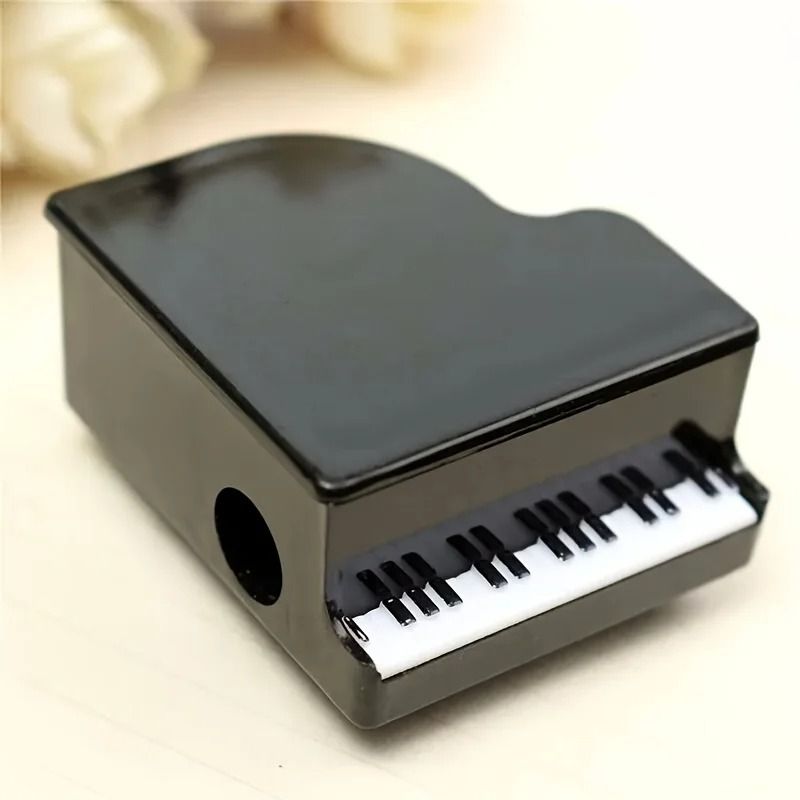 Piano Shaped Pencil Sharpener and Creative Music Stationery Hardware