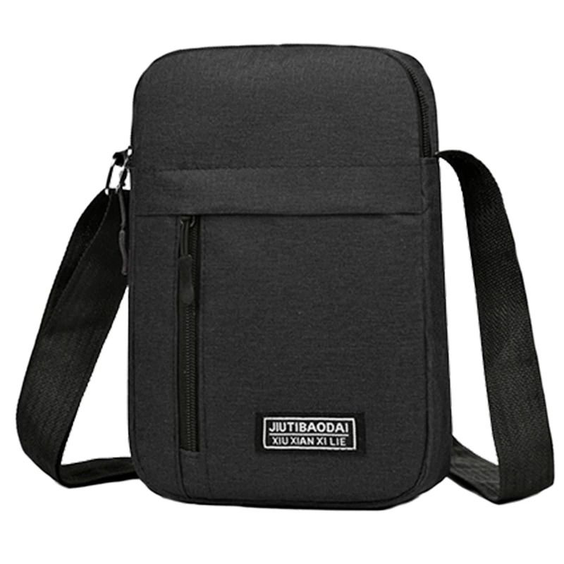 Nylon Crossbody Bag Mens Shoulder Bag Lightweight School Messenger Everyday Sling