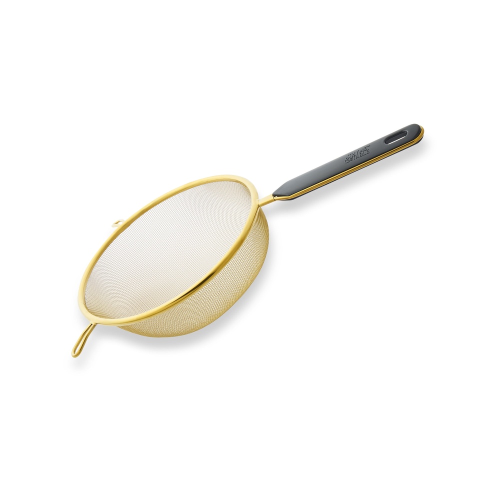 Durable Kitchen Sifter with Ergonomic Handles for Perfect Flour, Pasta & Sauces, Rinsing Fruits Smoothly