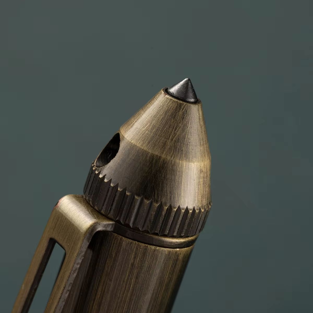 Retro Brass Bolt Action Tactical Pen Tungsten Steel EDC Writing Tool