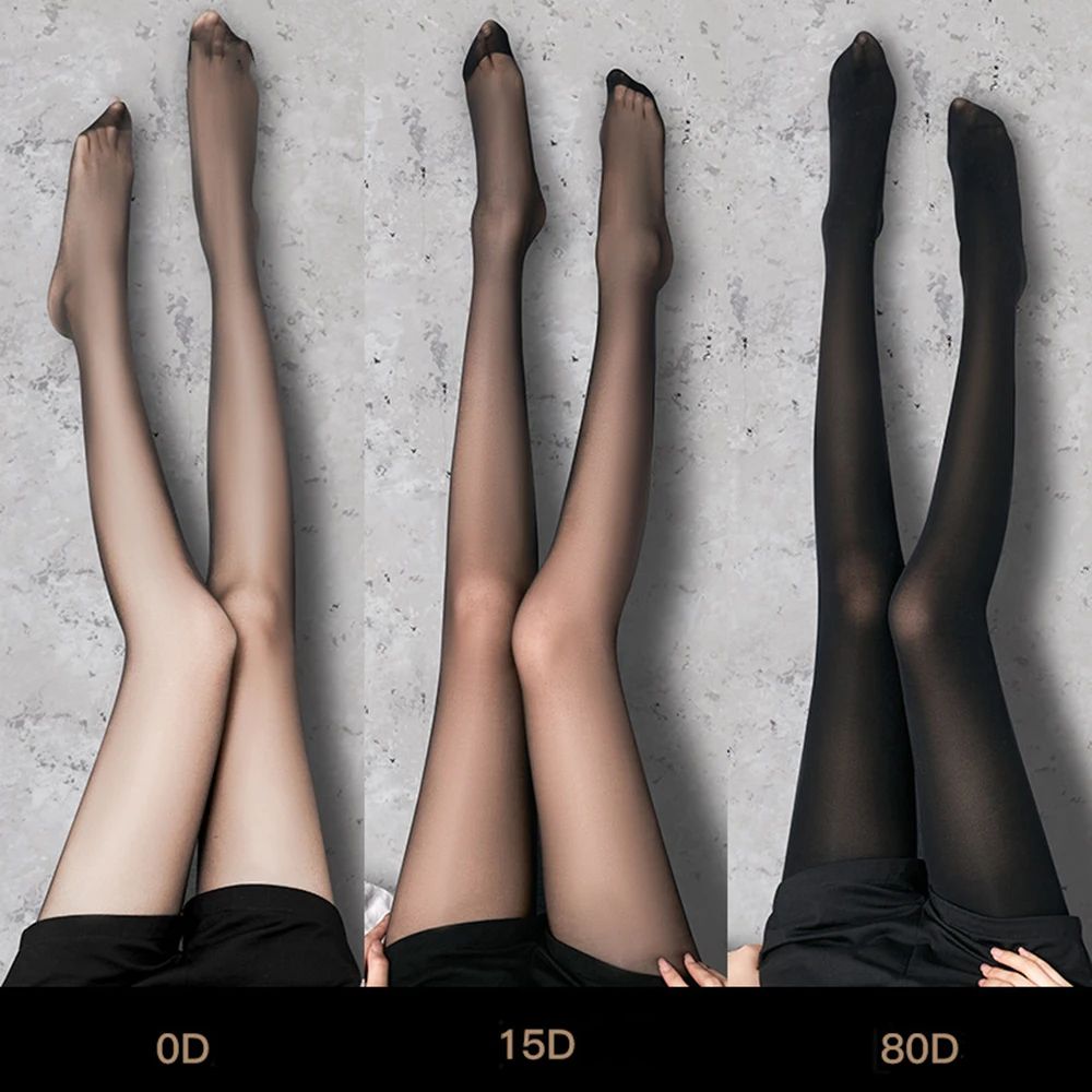 Womens Ultra Thin Sheer Silk Pantyhose Tights
