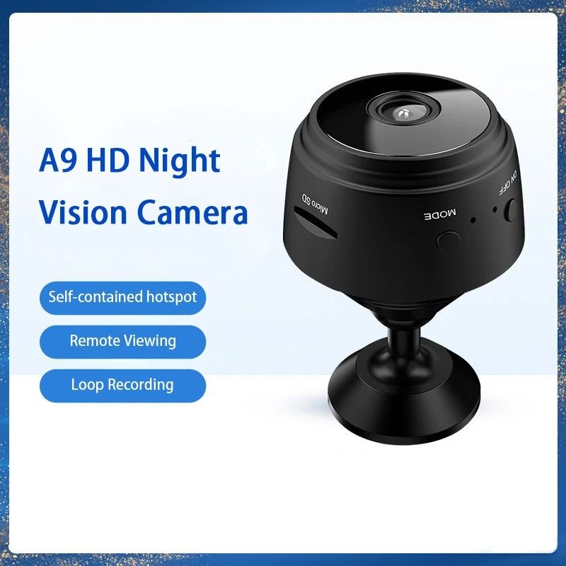 Mini WiFi Indoor Security Camera for Home Monitoring