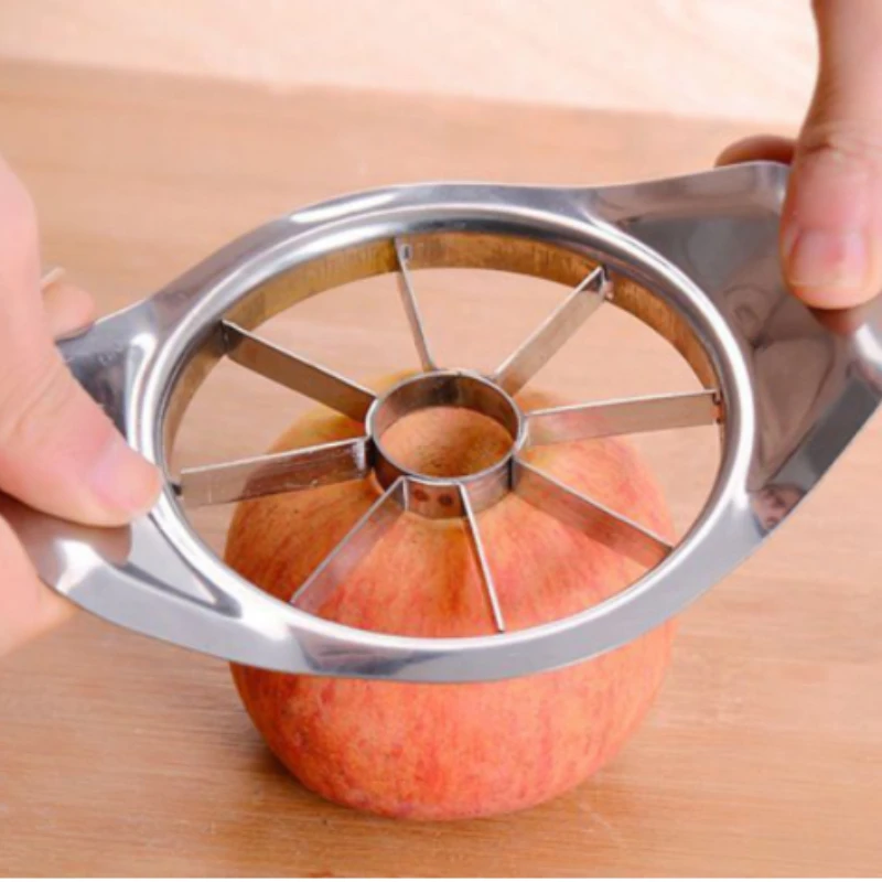 Stainless Steel Apple Slicer and Corer for Fast, Even Fruit Cutting