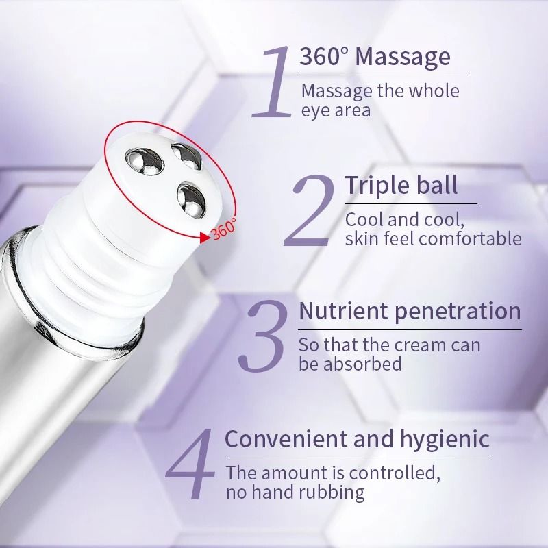 OCHEAL Anti Wrinkle Eye Cream with Roller Hyaluronic Acid Eye Care