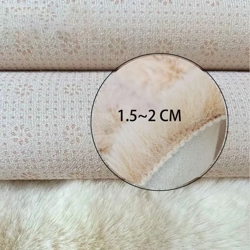 Imitation Rabbit Hair Bubble Carpet Fluffy Soft Floor Rug