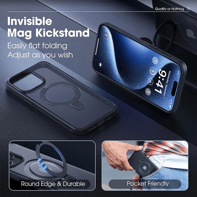 MatteRing Magnetic Iphone Case