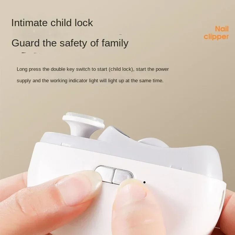 Electric Automatic Nail Clipper With Light