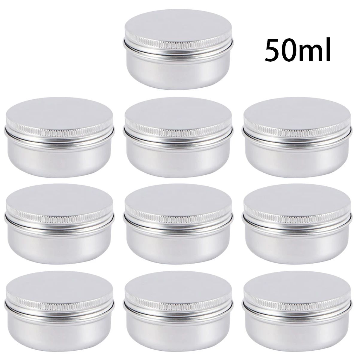 Refillable Aluminum Tin Container Set