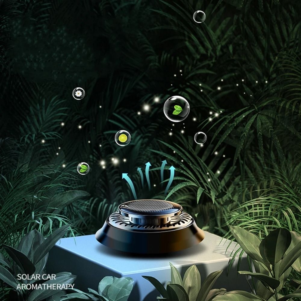 Solar Powered Rotating Car Air Freshener | Aromatherapy Diffuser