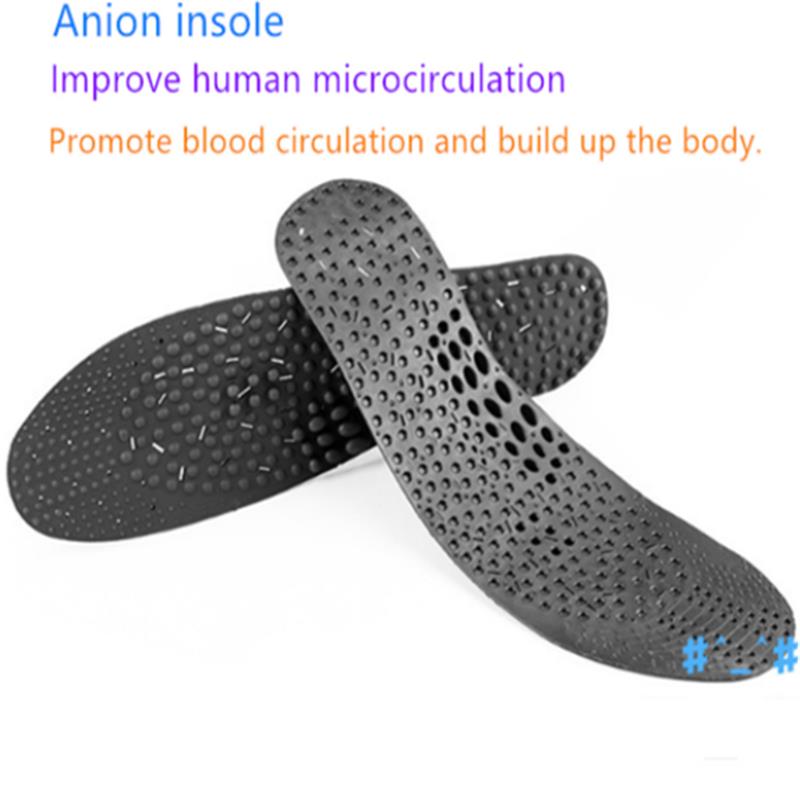 Foot Acupressure Shoe Inserts, Enhanced Magnetic Therapy Massage Insoles, Body Detox, Breathable Cushion Pads