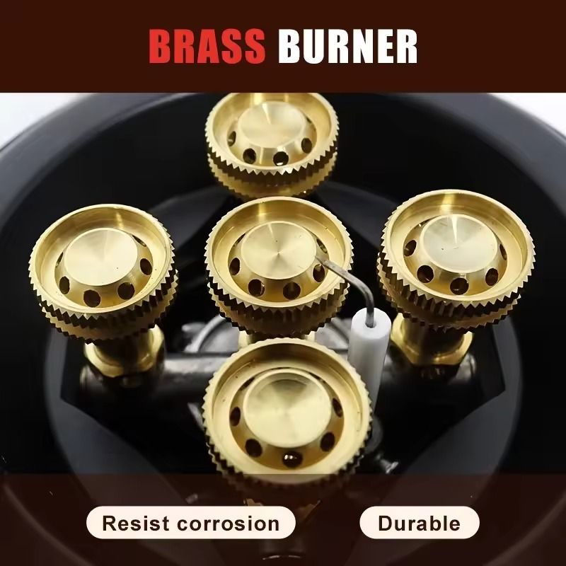 BRS-201A 16000W High Power Camping Gas Stove – Windproof Propane Burner with Piezo Ignition