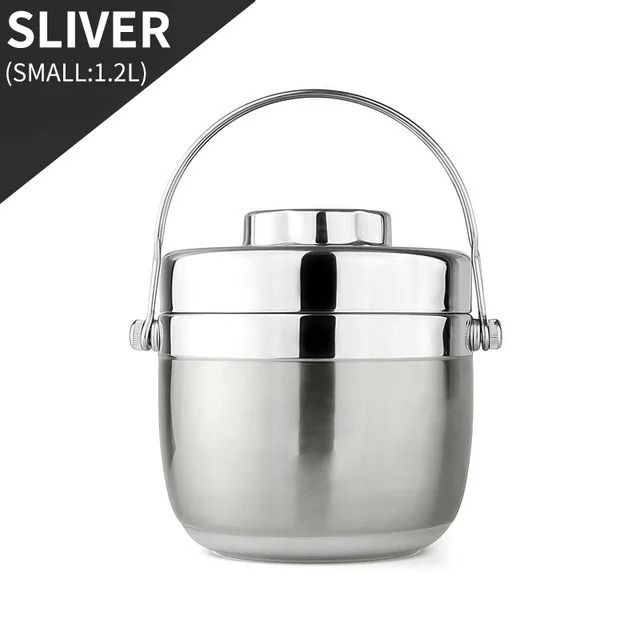 Thermal Food Jar Stainless Steel Soup Thermos with Insulated Bag Leakproof Lunch Container