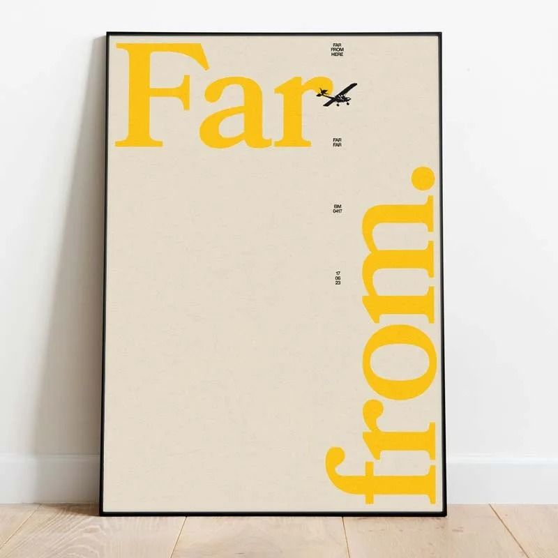 Modern Retro Inspirational Quote Canvas Art