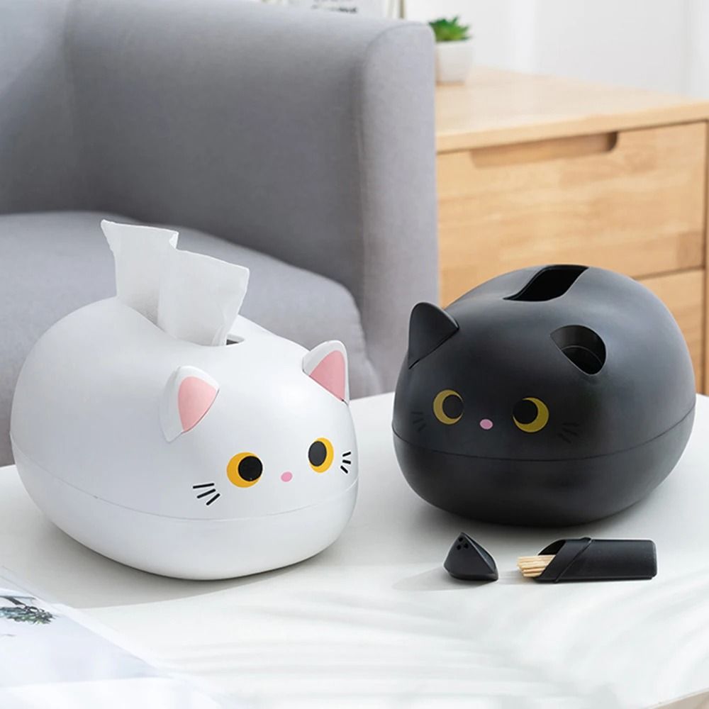 Cartoon Style Multi Functional Tissue Box And Storage Ornament