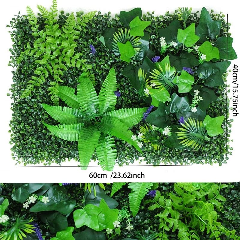 Artificial Grass Wall Panel Boxwood Hedge