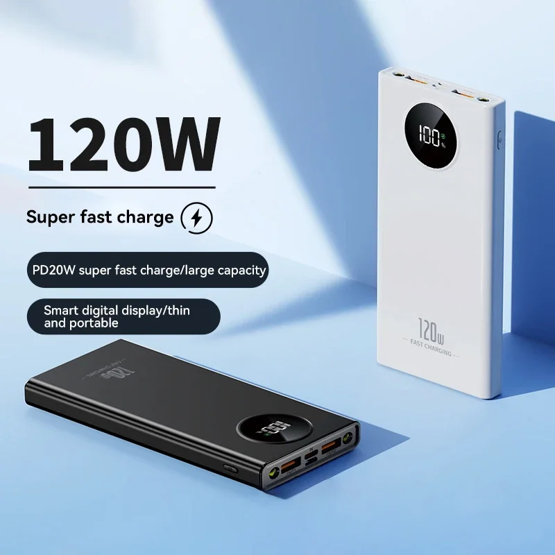 Ultra-High Capacity Power Bank Super Fast Charging External Battery