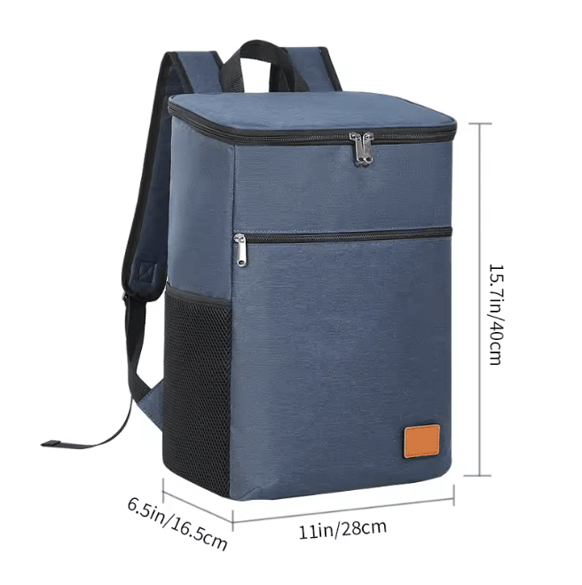 26L Insulated Cooler Backpack Leakproof Thermal Picnic Bag