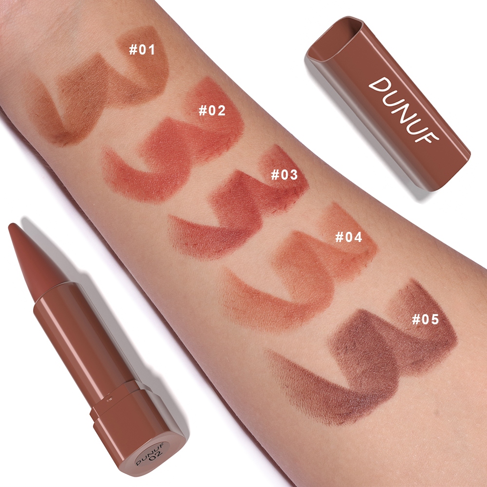 Gradient Lip Liner Pen with Matte Velvet Finish, Smooth Application Lipstick, Precise Tapered Tip, Long-Lasting Wear
