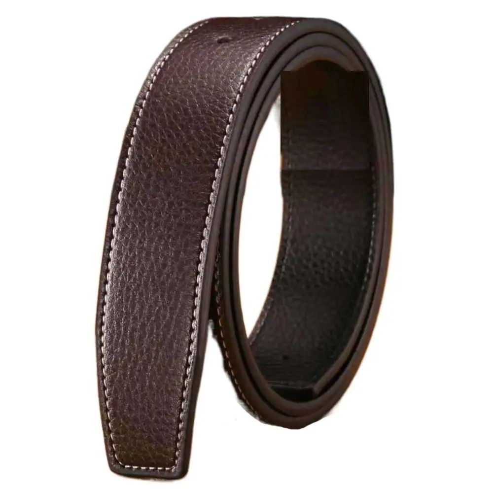 Genuine Leather Belt Gallery | High-Fidelity 3.7cm Luxury Strap & Professional No-Buckle Logic