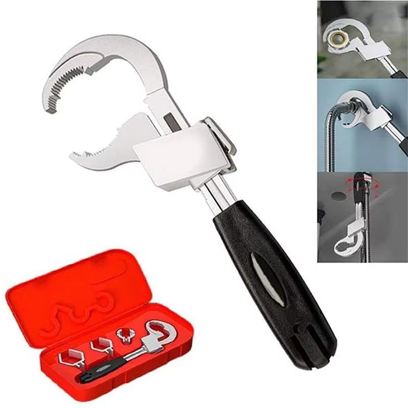 Universal Adjustable Sink Wrench – Multipurpose Plumbing Spanner for Bathroom and Kitchen Repair
