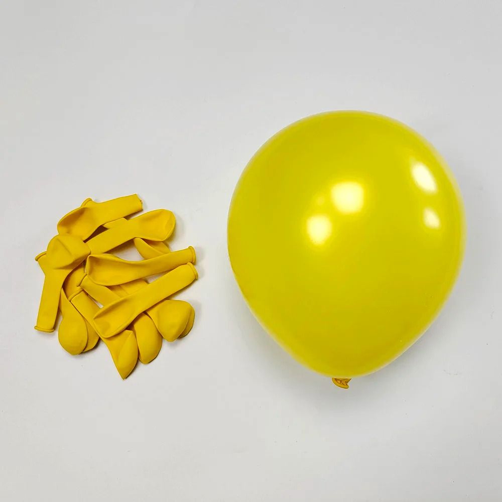 10-Piece 10-Inch Metallic Chrome Latex Balloons