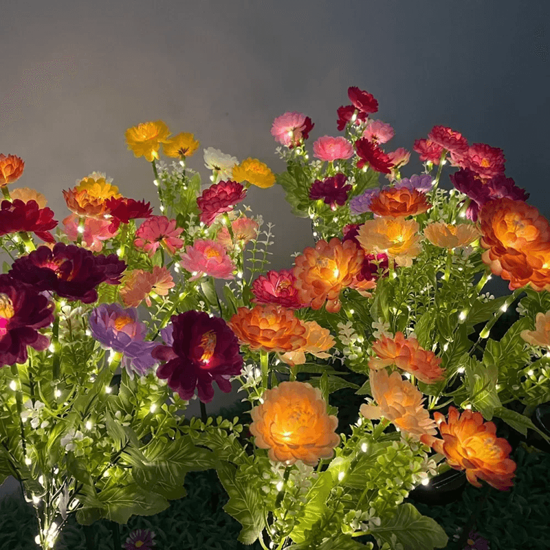 SnowLotus Solar Garden Lights for Outdoor Lawn and Patio Decor