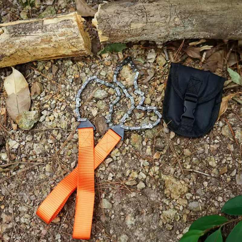 Outdoor Portable Hand-Drawn Wire Saw Ideal for Fieldwork, Mountaineering, and Survival