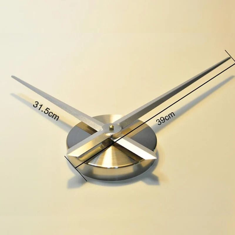DIY 3D Wall Clock Kit Large Modern Clock Hands with Quartz Mechanism
