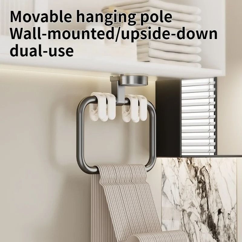 No Drill Suction Cup Towel Ring Wall Mount Hand Towel Holder