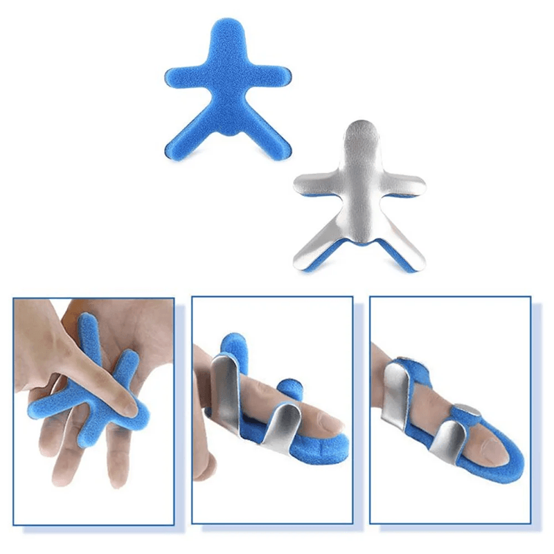 Adjustable Aluminum Finger Splint Brace Support for Finger Injury Recovery