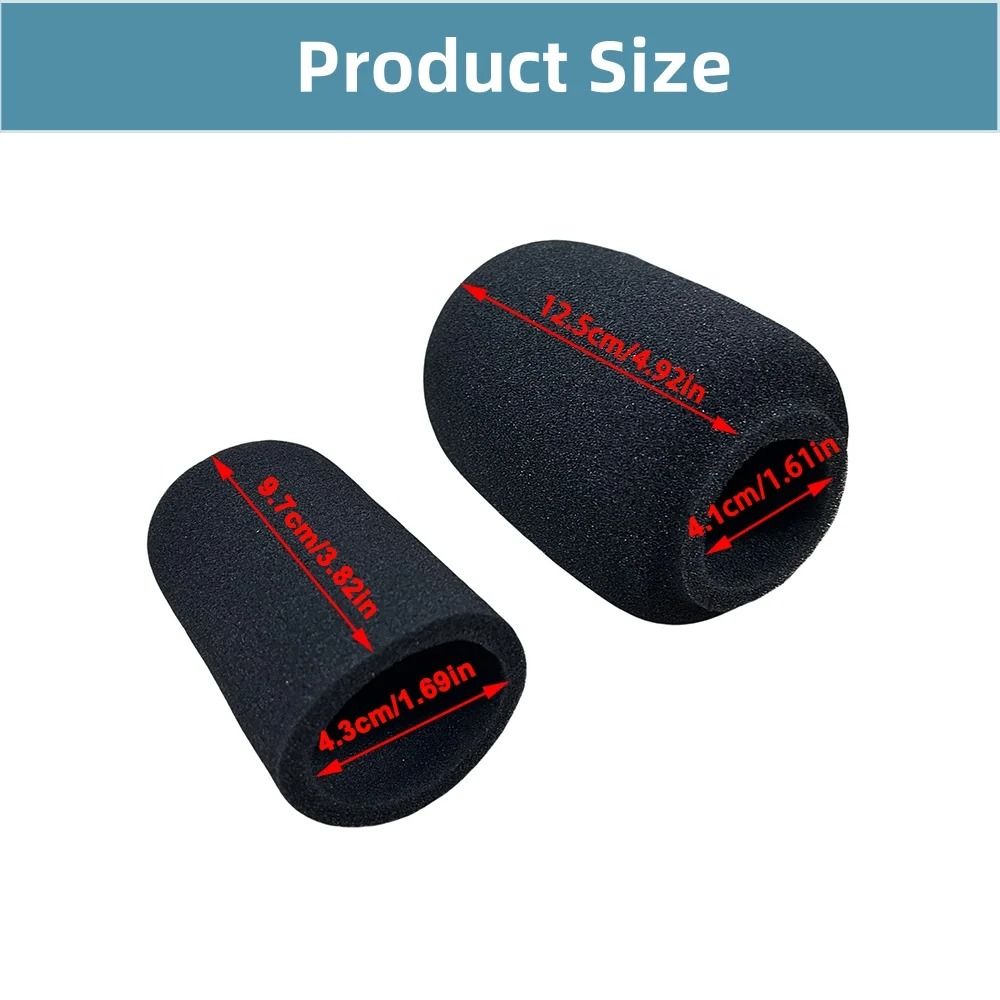 Professional Microphone Windscreen and Noise Reduction Foam Set