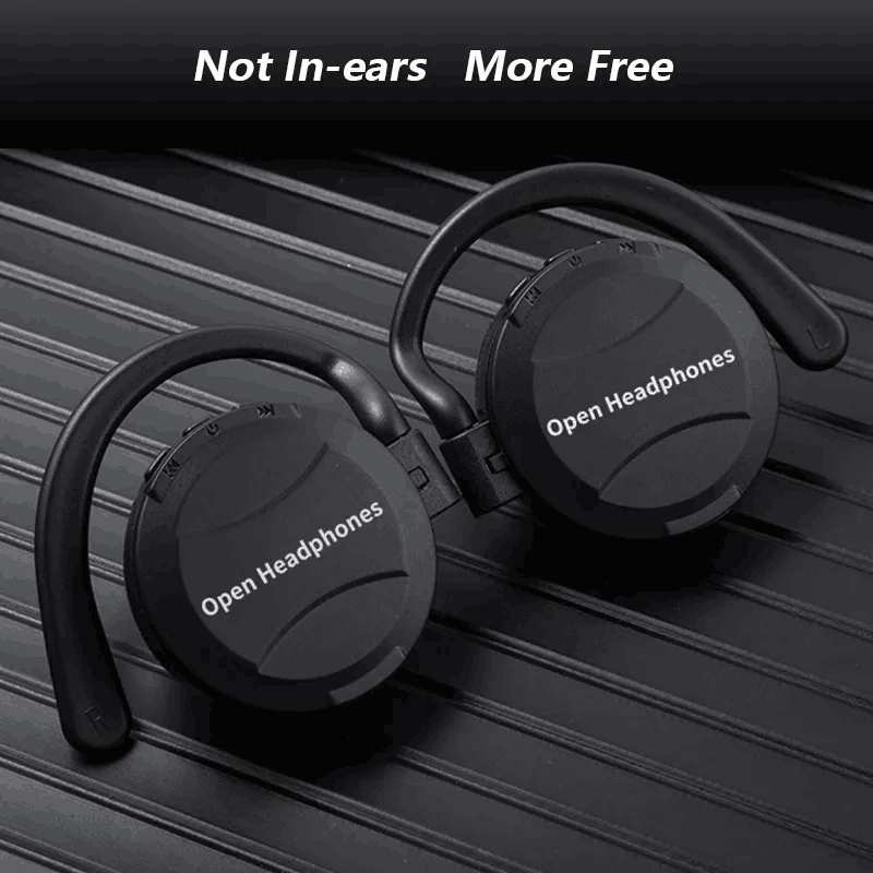 Bluetooth Earphones Wireless Headphones, Stereo Buttons Control with Microphone, Bluetooth Sports Ear Hook