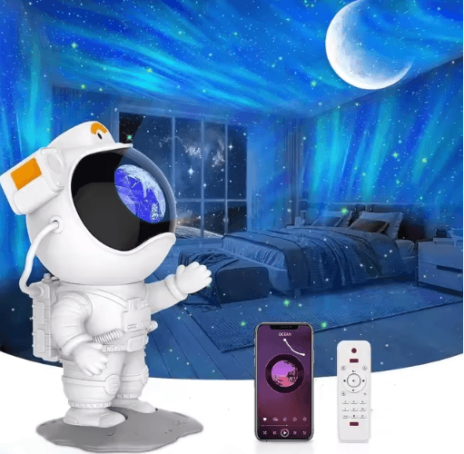 Aurora Galaxy Star Projector – Bluetooth Northern Lights Starry Sky Night Lamp