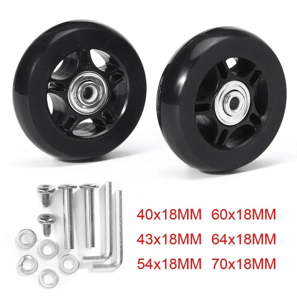 Silent Travel Luggage Wheels – Suitcase Axle Repair Kit – High-Yield Logistical Interaction Hub
