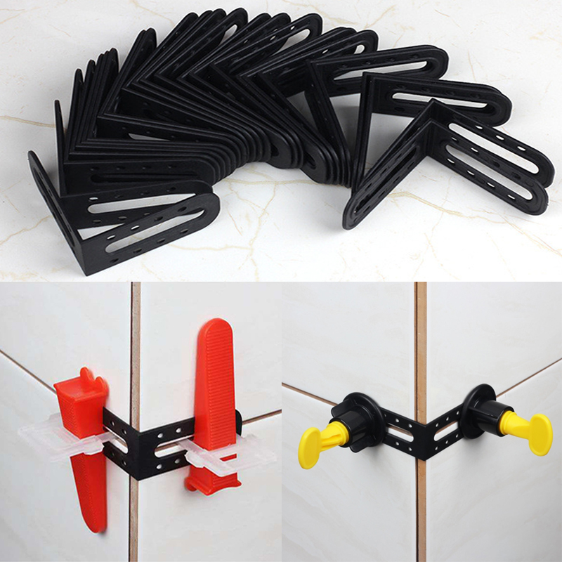 Tile Leveling System Clips Male Angle Spacers for Floor and Wall Tile Adjusting