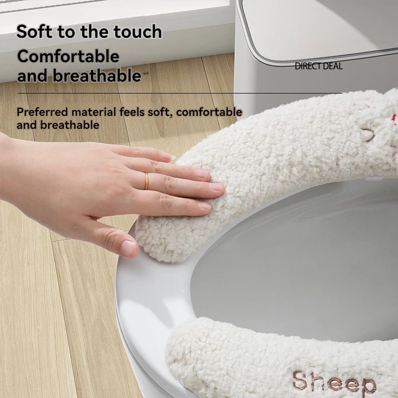Universal Winter Warm Toilet Seat Cushion Cover