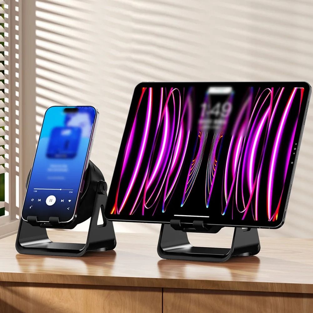 Wireless Induction Bluetooth Speaker with Phone Stand Stereo Sound