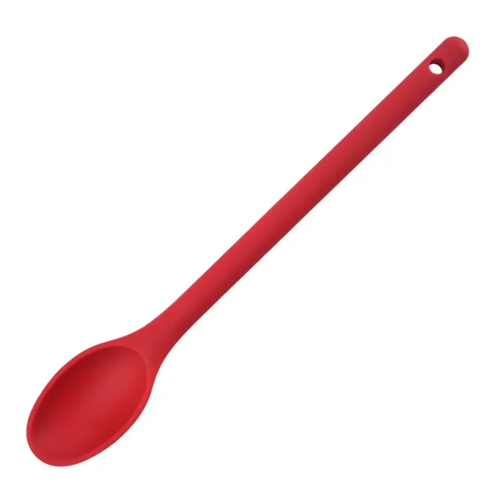 Silicone Mixing Spoon Long Handle Nonstick Serving Spoon