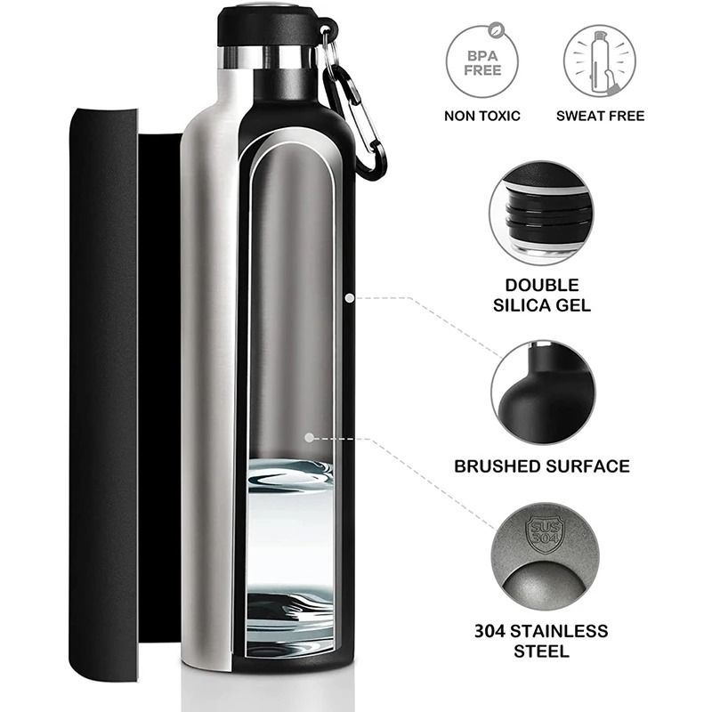 Rugged Explorer 33.8 oz Vacuum Insulated Sports Flask